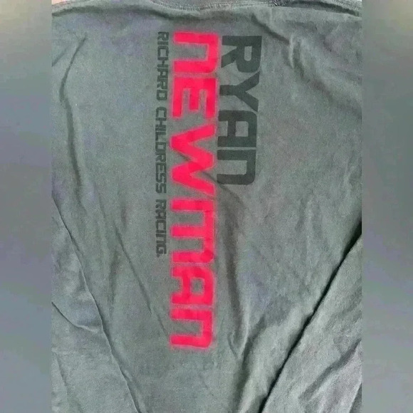 Fanatics Ryan Newman Richard Childress Racing #31 Long Sleeve Shirt Gray Red XL - Picture 6 of 9